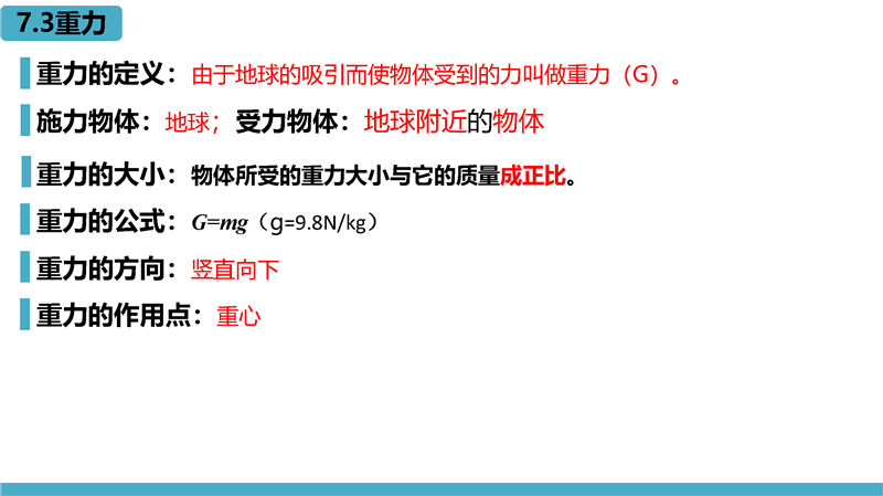 物理-高频考点梳理（八年级下册 ）
